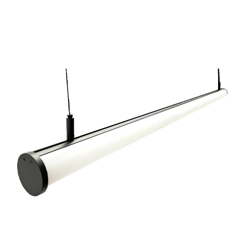 LED linear luminaire LORA, 40W, 3000K, 4800Lm, CRI>80, IP40, 1130x60x60mm, black