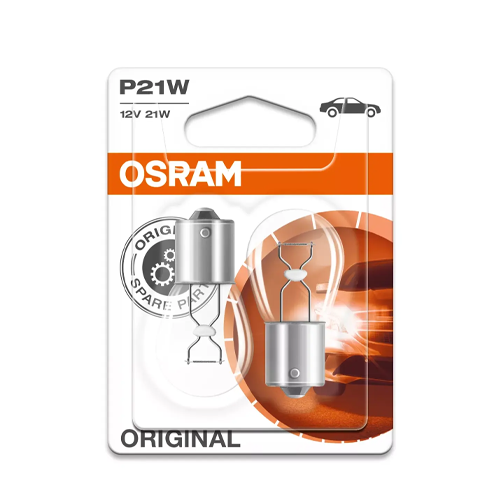 Галогенные лампы P21W, 21W, 12V, 460lm, ORIGINAL