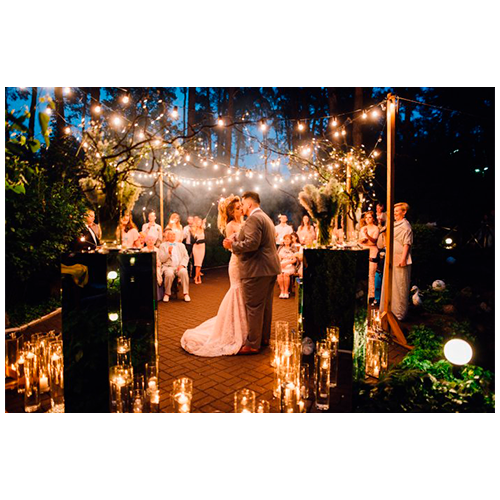 LED āra dārza 10m virtene dārzam un terasēm E27 spuldzēm, 20 patroni spuldzēm