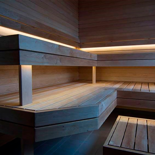 LED лента для бани и сауны COB, 4000K, IP66, 24V, 14W/m, 1400Lm/m