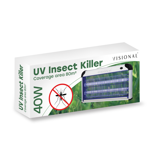 Insect killer lamp, 40W, up to 80 m2, 62,5x7,5x26,5cm