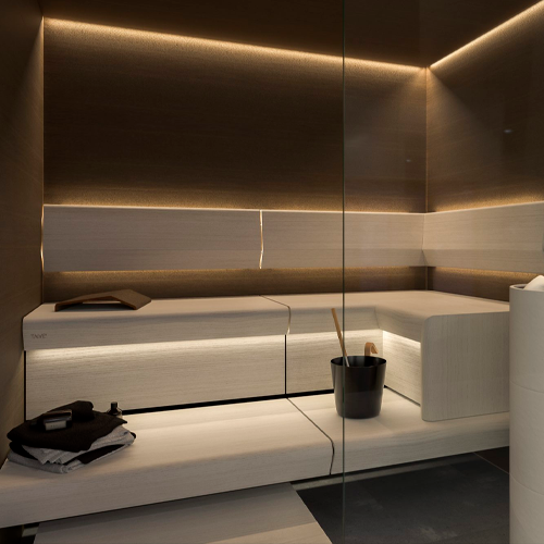 LED лента для бани и сауны COB, 4000K, IP66, 24V, 14W/m, 1400Lm/m