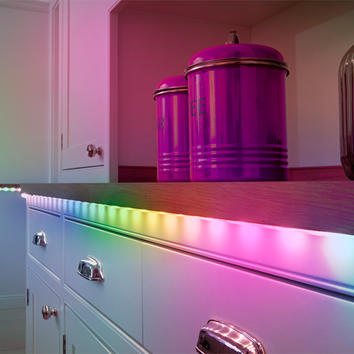 Neon LED strip with remote 2m, 2W/m, RGB, IP20, USB