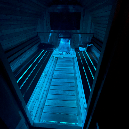 LED strip for sauna COB, RGB, IP66, 24V, 14W/m, 742Lm/m